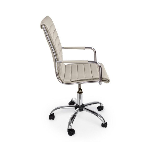 Pelēkbrūns mākslīgās ādas biroja krēsls Perth – Yes Everyday-image-3