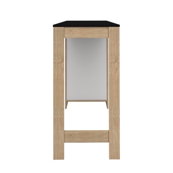 Bāra galds ar melnu galda virsmu 50x115 cm Aravis – TemaHome-image-3