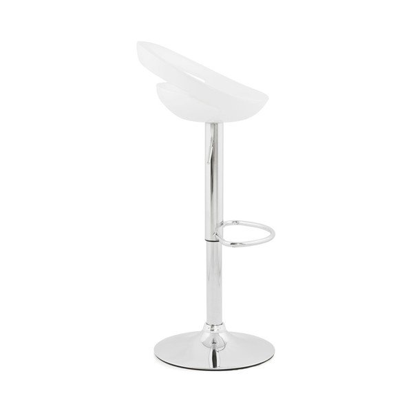 Balts Kokoon Design Venus regulējams grozāms bāra krēsls-image-1