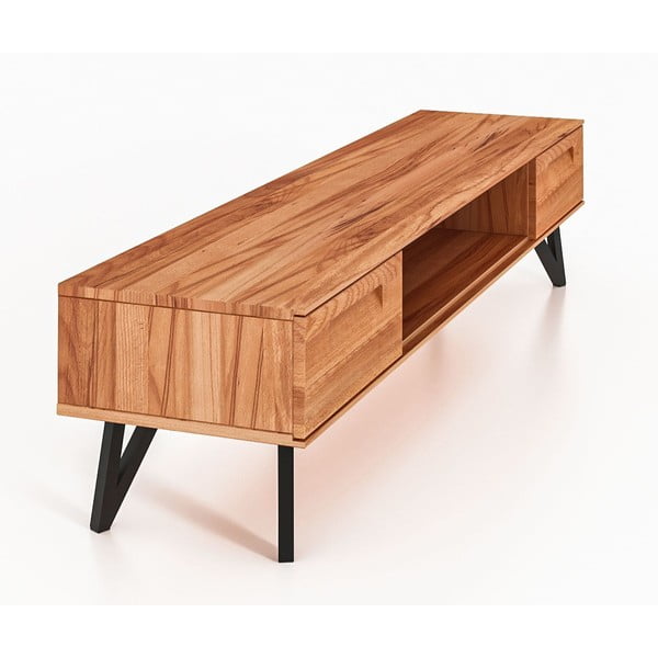 TV galds no dižskābarža koka 182x42 cm Golo – The Beds-image-3