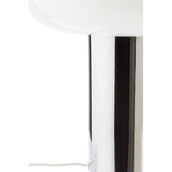 Spīdīgas sudraba krāsas metāla galda lampa (augstums 32 cm) Paneta – Jotex-image-3
