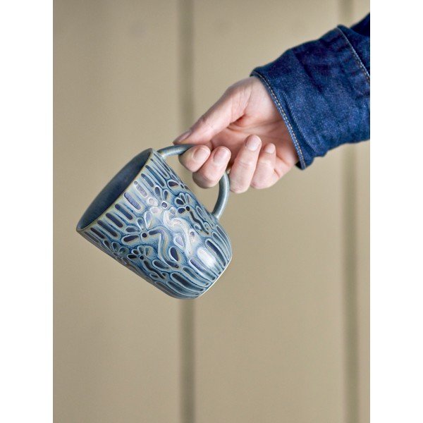 Zila akmensmasas krūze 150 ml Samsin – Bloomingville-image-1