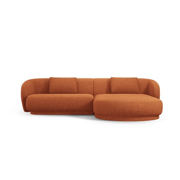 Oranžs stūra dīvāns Camden – Cosmopolitan Design