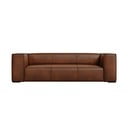 Konjaka brūns ādas dīvāns 227 cm Madame – Windsor & Co Sofas
