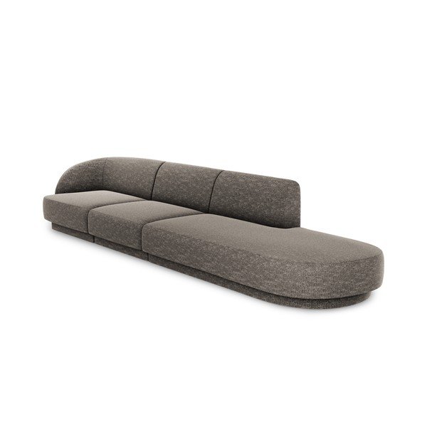 Pelēks dīvāns 302 cm Miley – Micadoni Home-image-3