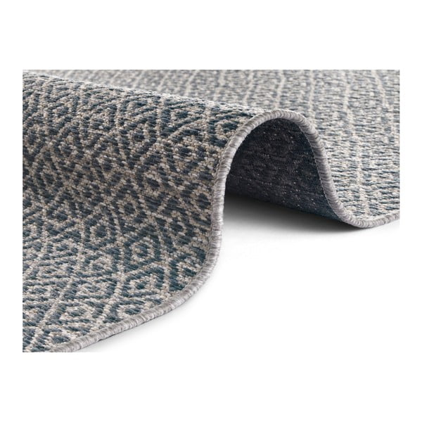 Zils āra paklājs Elle Decoration Bloom Croix, 140 x 200 cm-image-2