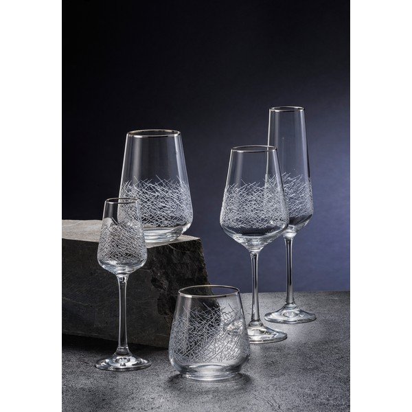 6 vīna glāžu komplekts Crystalex Frost, 450 ml-image-4