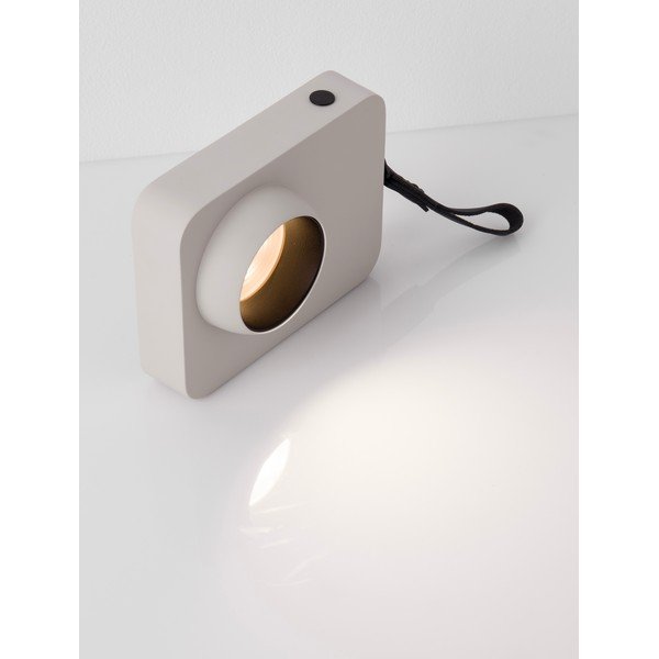 Bēša metāla LED galda lampa ar regulējamu spilgtumu (augstums 11 cm) Kedros – Nova Luce-image-2