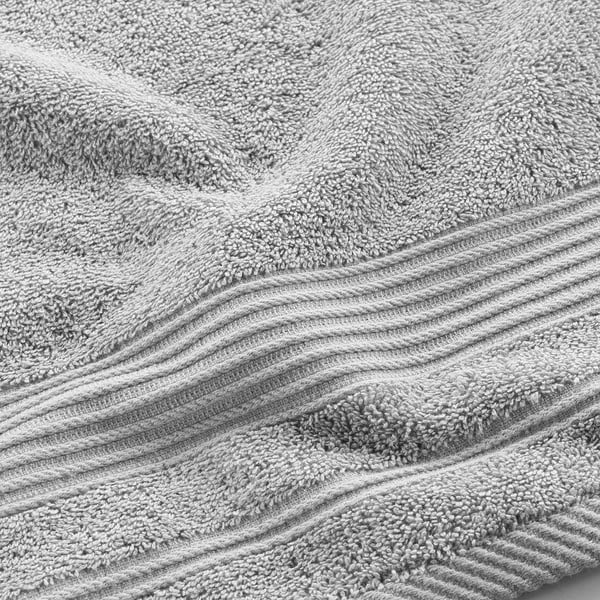 Gaiši pelēks frotē kokvilnas dvielis 50x90 cm Tendresse – douceur d'intérieur-image-2