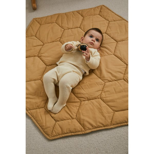 Dzeltens bērnu rotaļu paklājiņš Honeycomb – Lorena Canals-image-2