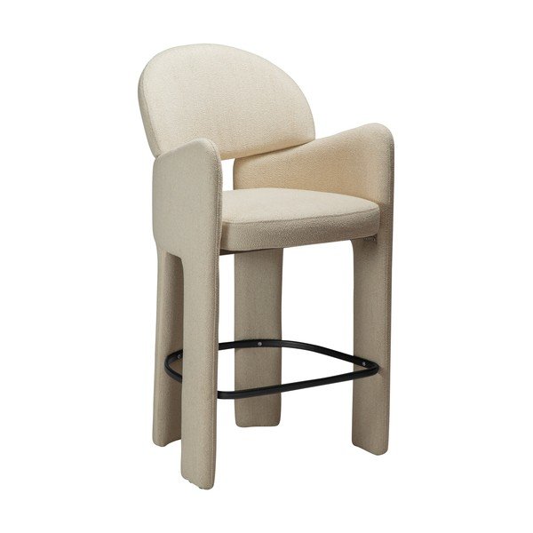 Bēšs bāra krēsls (sēdekļa augstums 68,5 cm) Aole – DAN-FORM Denmark