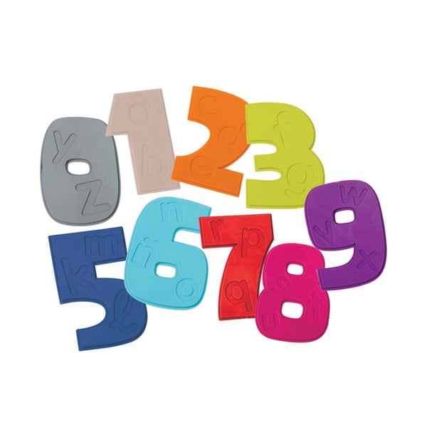 Bērnu pretslīdēšanas paklājiņi vannai (10 gab.) 11x12,5 cm Chifres – MSV