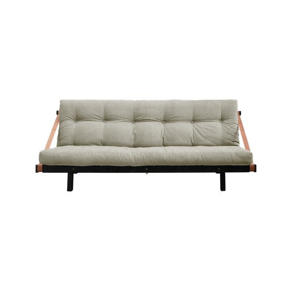 Izlaižams dīvāns Karup Design Jump Black Linen Beige