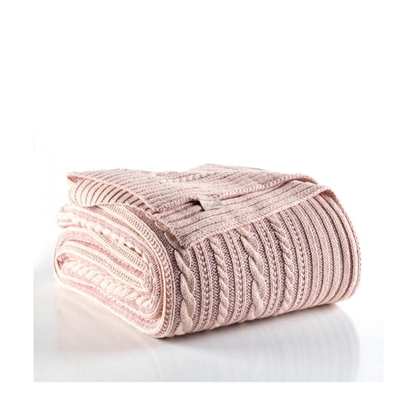 Gaiši rozā gultas pārklājs Homemania Decor Camila, 220 x 240 cm-image-1