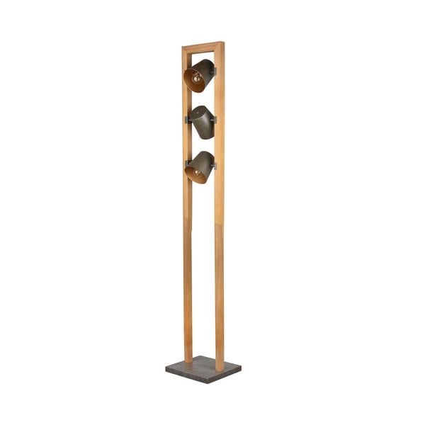 Dabīga toņa stāvlampa ar metāla abažūru (augstums 150 cm) Bell – Trio