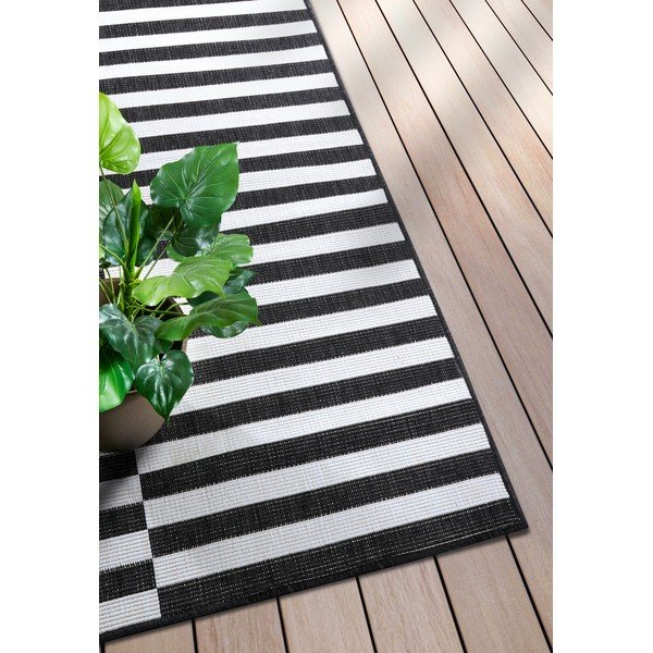 Melnbalts iekštelpu un āra paklājs 120x170 cm Viela – Hanse Home-image-2