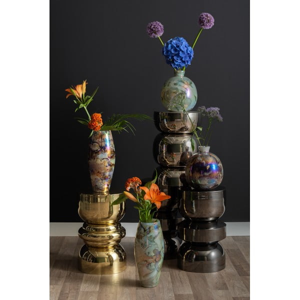 Stikla rokām darināta vāze (augstums 26 cm) Melange – PT LIVING-image-2