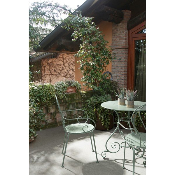 Tērauda apaļš dārza galdiņš ø 70 cm Etienne – Bizzotto-image-1