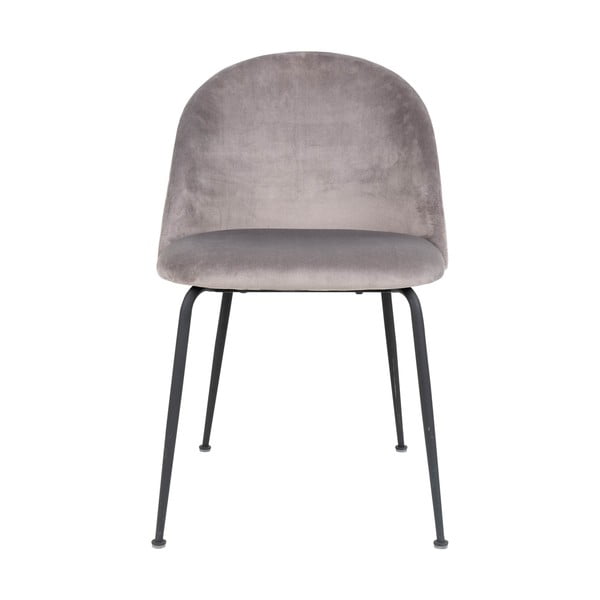 Gaiši pelēki samta pusdienu krēsli (2 gab.) Geneve – House Nordic-image-2