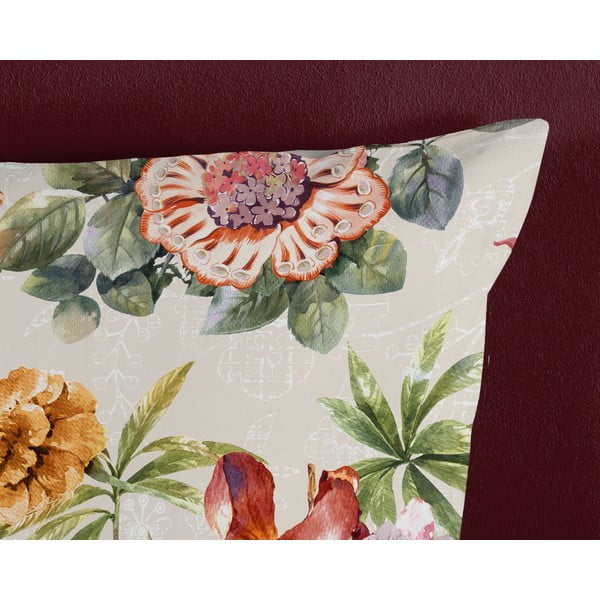 Bēša vienvietīga kokvilnas gultas veļa 140x200 cm – Good Morning-image-3