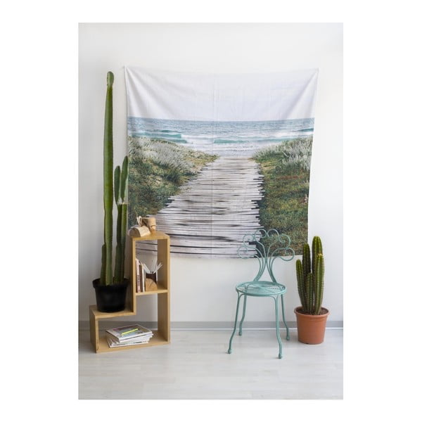 Mikrošķiedras gobelēns Really Nice Things Beach Way, 140 x 140 cm-image-1