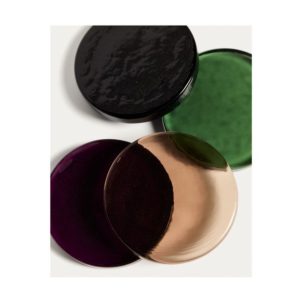 Tumši brūns stikla paliktnis Obila – Kave Home-image-3