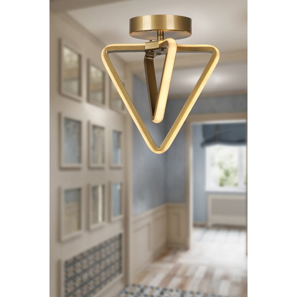 Bronzas krāsas metāla LED griestu lampa Baris – Squid Lighting-image-1
