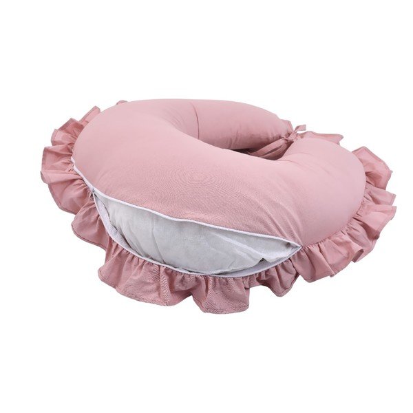 Rozā zīdīšanas spilvens – Mila Home-image-3