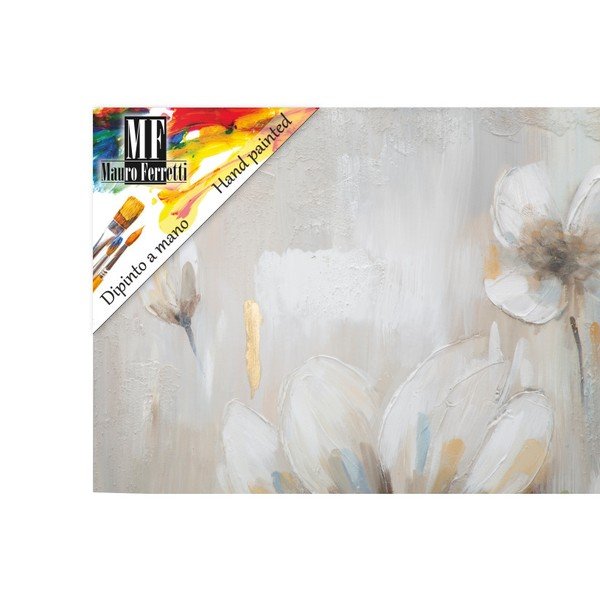 Ar rokām apgleznota glezna Mauro Ferretti Blossom, 100 x 100 cm-image-3