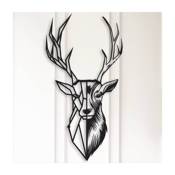 Melna sienas apdare Mighty Deer
