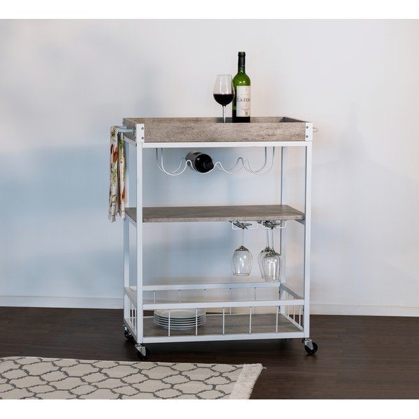 Servēšanas galds uz riteņiem 40x80 cm Rustico – Wenko-image-1