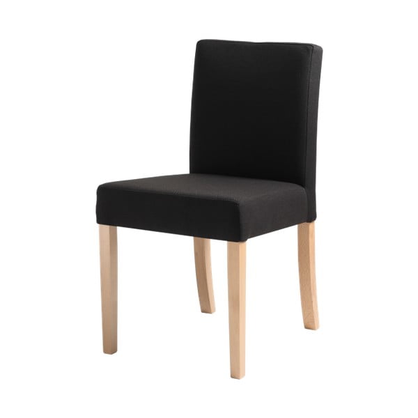 Melns krēsls ar dabīgām kājām Custom Form Wilton