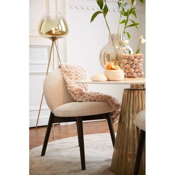 Krēmkrāsas polsterēti ēdamistabas krēsli (2 gab.) Sinosa – Light & Living-image-1