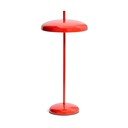 Sarkana LED galda lampa ar regulējamu spilgtumu ar metāla abažūru (augstums 35 cm) Porte – Kave Home