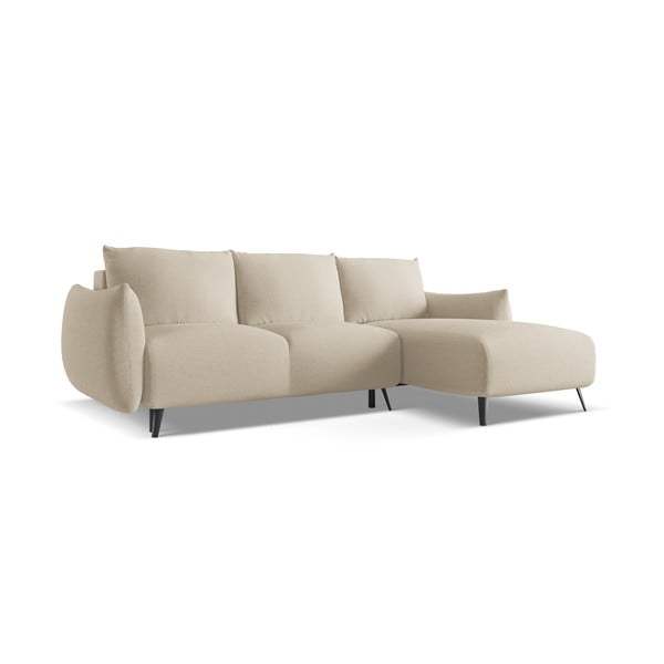 Bēšs stūra dīvāns (ar labo stūri) Malie – Makamii-image-2