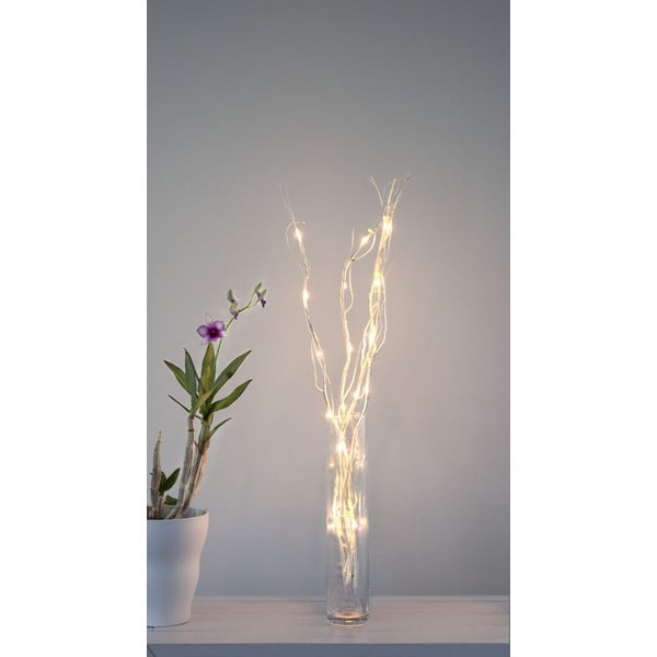 Balts gaismas dekors ø 8 cm Willow – Star Trading-image-3