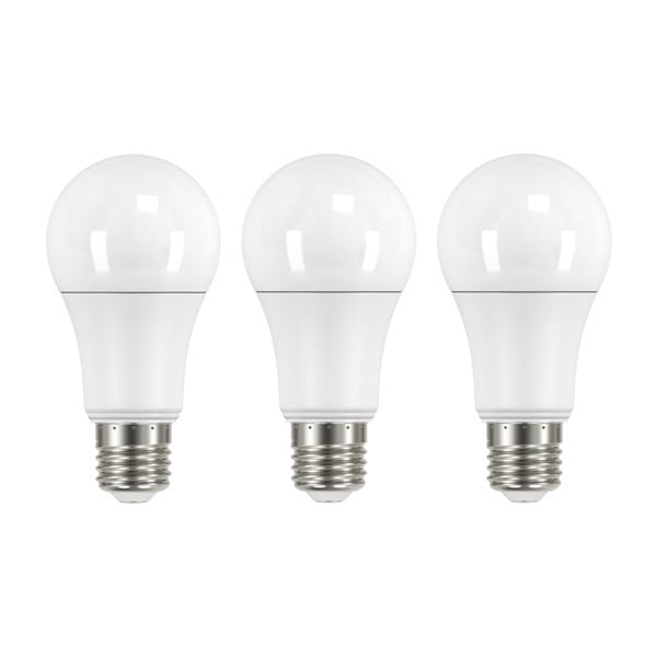 LED spuldzītes komplektā ar 3 spuldzēm Classic A60 Neutral White, 13,2W E27 - EMOS