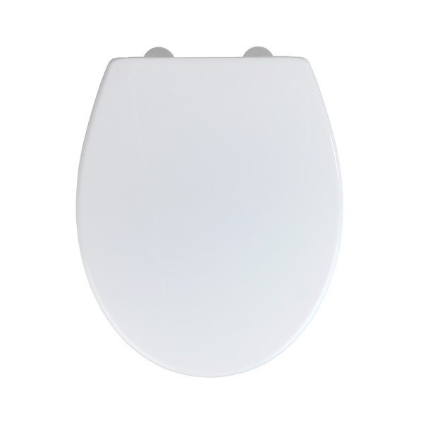 Balts termoplastiskais tualetes poda sēdeklis Wenko Corfu-image-2