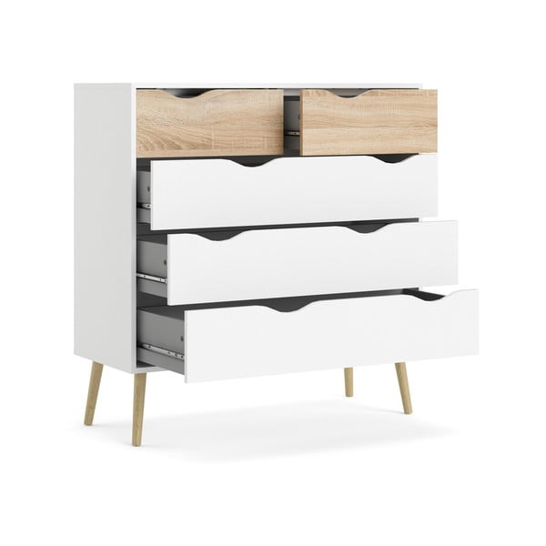 Balta kumode Tvilum Oslo, 99 x 101 cm-image-4