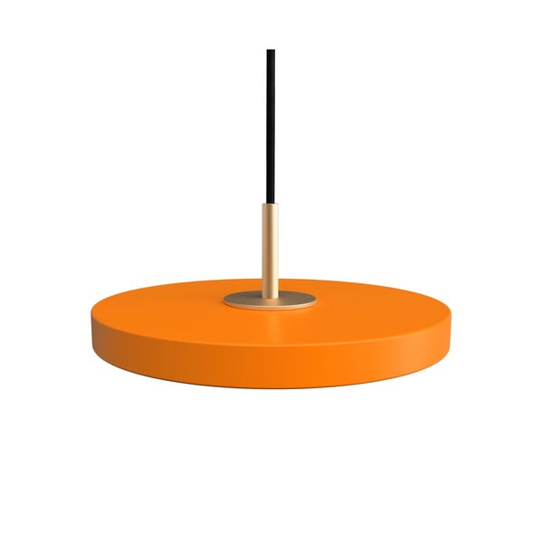 Oranža LED piekaramā lampa ar metāla abažūru ø 15 cm Asteria Micro – UMAGE