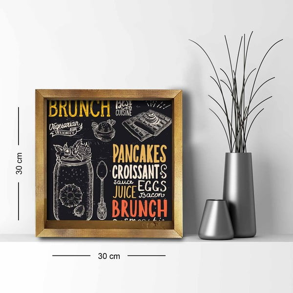 Glezna 30x30 cm Brunch – Wallity-image-1