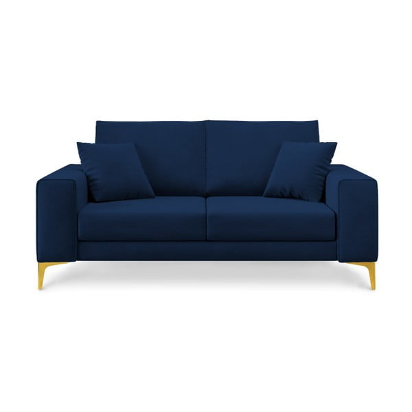 Cosmopolitan Design Basel tumši zils divvietīgs dīvāns