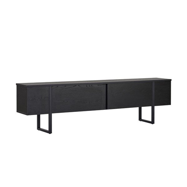 Melns TV galdiņš 180x50x30 cm Onera – Kalune Design