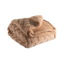 Brūns mikroplīša pleds 150x200 cm Rava – Tiseco Home Studio