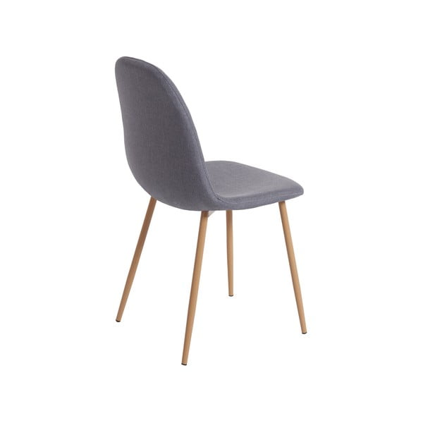 2 gaiši pelēku ēdamistabas krēslu komplekts Bonami Essentials Lissy-image-2