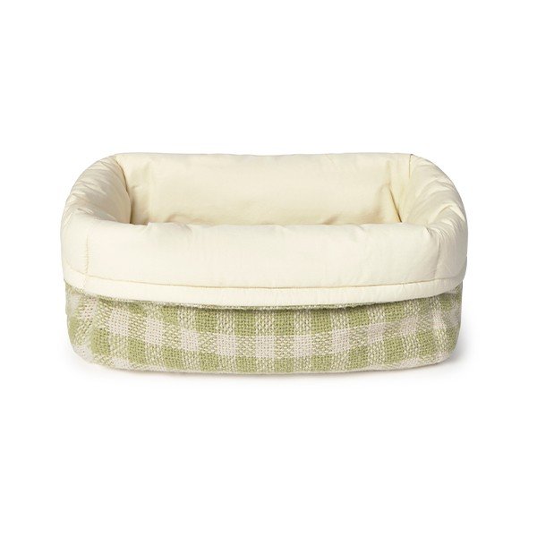 Gaiši zaļš tekstila bērnu rotaļlietu grozs 30x20x20 cm Swan Matcha – Lorena Canals-image-3