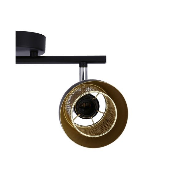 Melna griestu lampa ar metāla abažūru 41,5x10 cm Aleksandria – Candellux Lighting-image-4