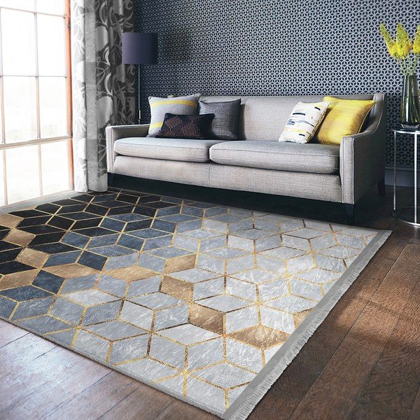 Zils/pelēks paklājs 80x200 cm – Mila Home-image-4