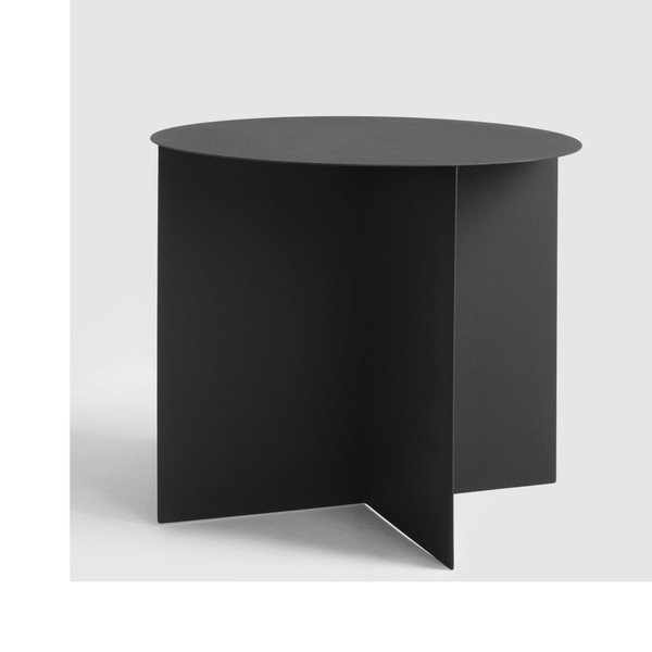 Melns kafijas galdiņš Custom Form Oli, ⌀ 50 cm-image-1