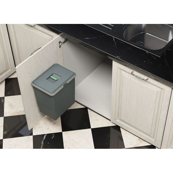 Iebūvēta plastmasas atkritumu tvertne 24 l Easy – Elletipi-image-1